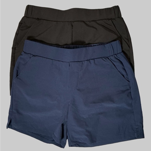 tek gear Pants - Tek Gear Black and Blue Active Shorts